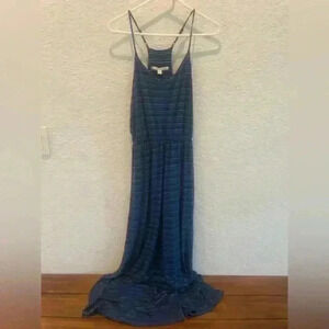 Lauren Conrad blue maxi dress size small